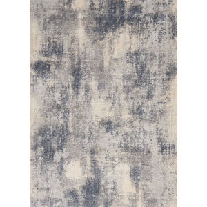 Rustic Textures RUS02 Blue/Ivory Area Rug