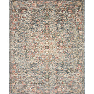 Saban SAB-02 Blue/Spice Area Rug