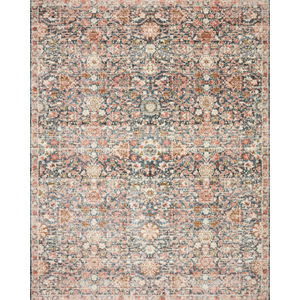 Saban SAB-03 Navy/Rust Area Rug