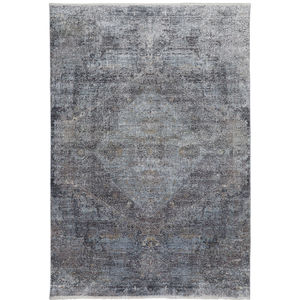 Sarrant 3963F Gray/Silver/Ivory Area Rug