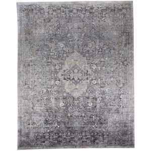 Sarrant 3966F Gray/Silver/Ivory Area Rug