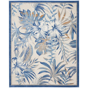 Seaside SDS02 Ivory Blue Area Rug