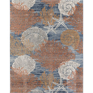 Seaside SDS04 Blue Multicolor Area Rug