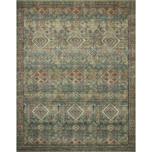 Sinclair SIN-03 Turquoise/Multi Area Rug