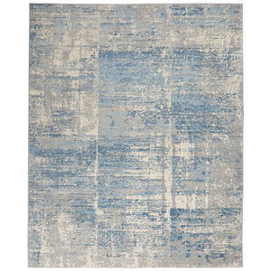 Solace SLA02 Ivory/Grey/Blue Area Rug