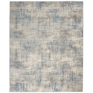 Solace SLA03 Ivory/Grey/Blue Area Rug