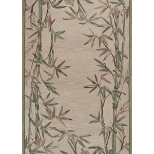 Sparta 3146 Ivory Bamboo Border Area Rug