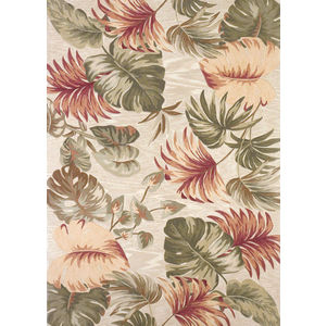 Sparta 3148 Beige Palm Leaves Area Rug