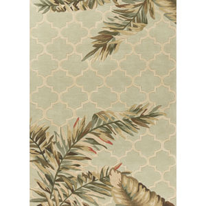 Sparta 3153 Sage Tropical Mosaic Area Rug