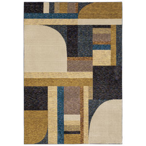 Strada str01 Gold/Blue Area Rug