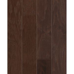 Pebble Hill Mixed Width Weathered Saddle Hickory Hardwood