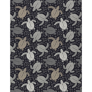 Seabreeze SZ13 Black Area Rug