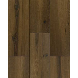 Teak Plank Dark Porcelain Wood Tile