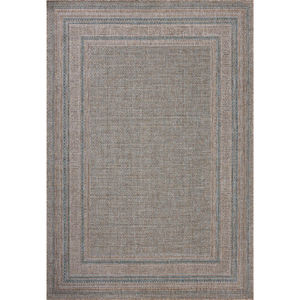 Topanga TOP-05 Natural/Teal Area Rug