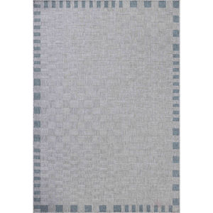 Topanga TOP-07 Silver/Blue Area Rug