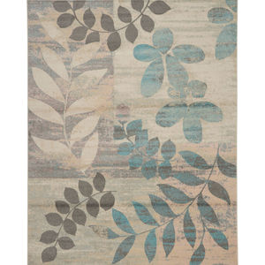 Tranquil TRA01 Ivory/Light Blue Area Rug