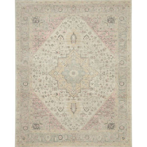 Tranquil TRA06 Ivory/Pink Area Rug