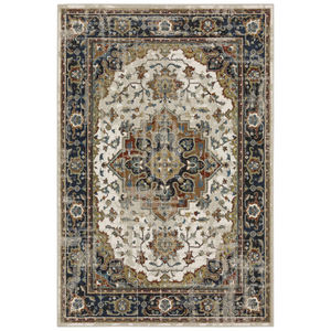 Venice 54x Beige/Blue Area Rug