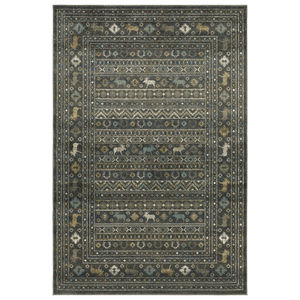 Venice 95e Blue/Gold Area Rug