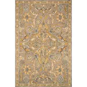 Victoria VK-04 Grey/Multi Area Rug