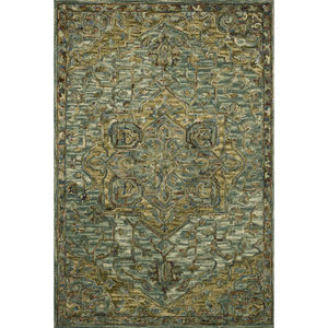 Victoria VK-20 Dark Green/Tobacco Area Rug