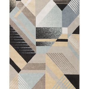 Washable Decor WSD10 Blue Multicolor Area Rug