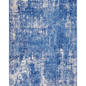 Whimsicle WHS08 Blue Ivory Area Rug
