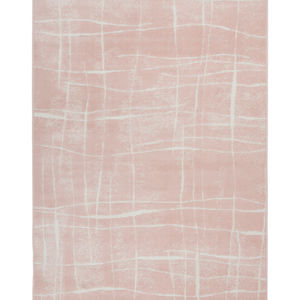Whimsicle WHS09 Pink Ivory Area Rug