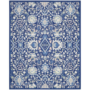 Whimsicle WHS10 Navy Multicolor Area Rug