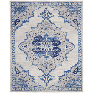 Whimsicle WHS14 Ivory Blue Area Rug
