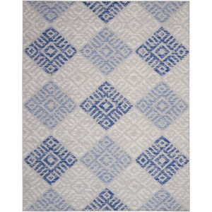 Whimsicle WHS18 Grey Blue Area Rug