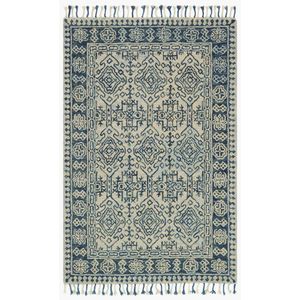 Zharah ZR-09 Mist/Blue Area Rug