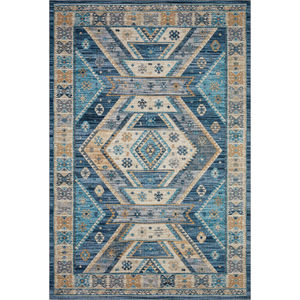 Zion ZIO-02 Ocean/Gold Area Rug