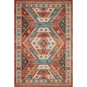 Zion ZIO-05 Red/Multi Area Rug