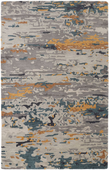 Everley 8644F Gray/Yellow/Blue Rug