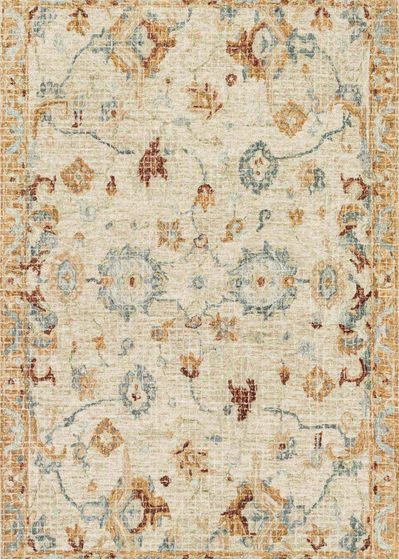 Julian JI-03 Ivory/Multi Area Rug
