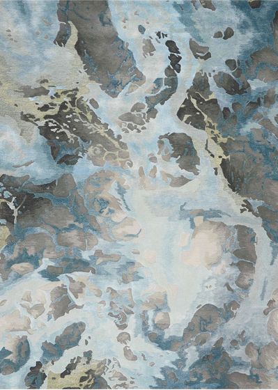 Prismatic PRS14 Grey/Slate Area Rug