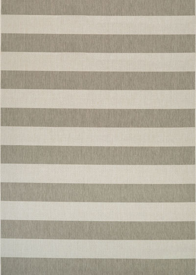 Afuera Yacht Club Tan/Ivory Area Rug