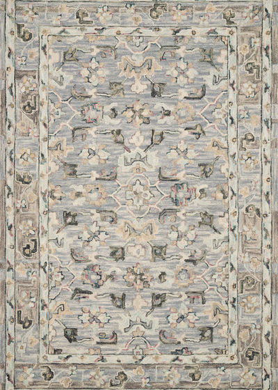 Beatty BEA-04 Light Blue/Multi Area Rug