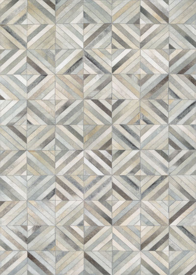Chalet Blocks Ivory Area Rug