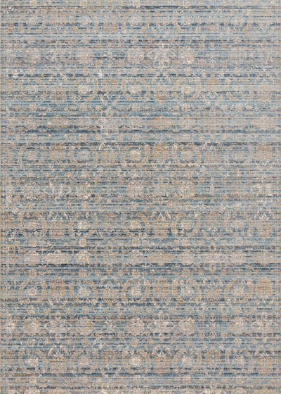 Claire CLE-03 Ocean/Gold Area Rug