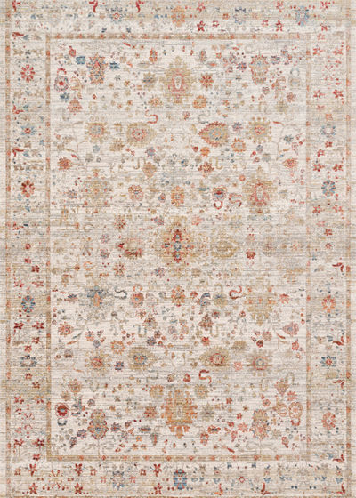 Claire CLE-05 Ivory/Multi Area Rug
