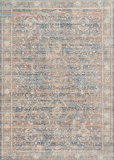 Claire CLE-06 Blue/Sunset Area Rug