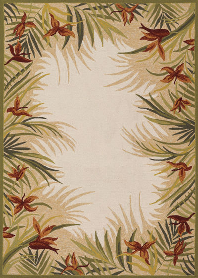 Covington Tropic Gardens Sand/Multi Area Rug