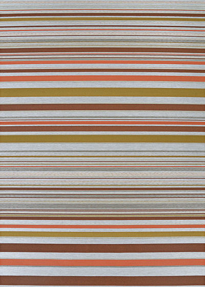 Dolce Striped Sunset Area Rug