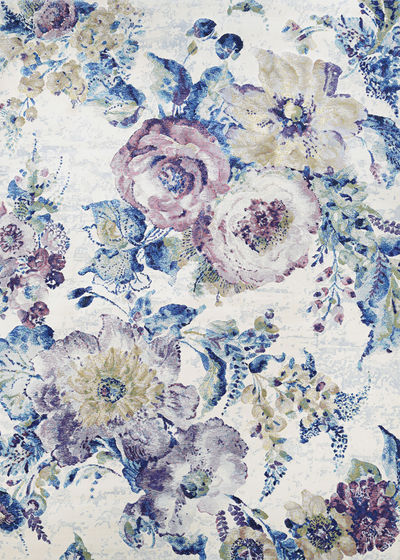 Easton Floral Chic Bone/Multi Area Rug