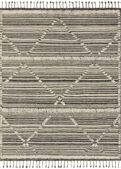 Iman IMA-01 Ivory/Charcoal Area Rug