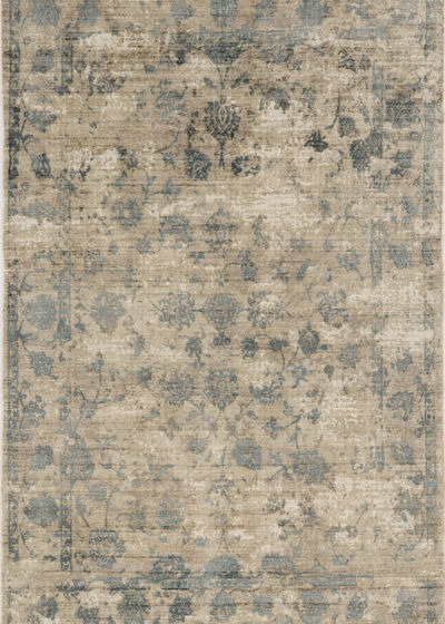 Indulge 805 Sand/Blue Elegance Area Rug