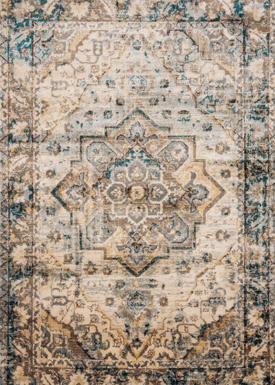 Isadora ISA-02 Oatmeal/Bark Area Rug