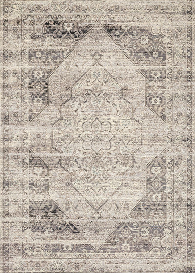 Mika MIK-12 Stone/Ivory Area Rug